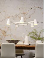 2dekans | its about RoMi Hanglamp Biarritz – Wit – Ø100 cm, Ophalen of Verzenden, Zo goed als nieuw