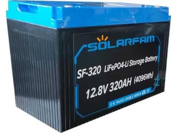 Solarfam 12 volt 320Ah lifepo4 accu, Verzenden, Nieuw, Universele onderdelen