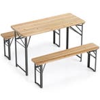 LIVSK 3-Delige Biertent-Set - Duurzaam Dennenhout - Inklapba, Verzenden, Nieuw