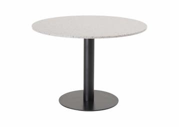 Eettafel - Christy - 106 cm - Grijs - Terrazzo - Jörn, Verzenden, Nieuw
