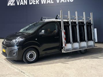 Opel Vivaro 2.0 CDTI 123pk L3H1 Glasresteel Dubbele cabine E, Stof, Gebruikt, Zwart, Dealer onderhouden