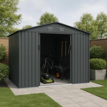 Metalen gereedschapsschuur / Tuinschuur / Berging XL - Incl., Tuin en Terras, Verzenden, Nieuw