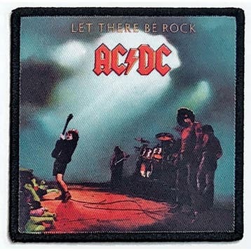 AC/DC - Let There Be Rock - patch officiële merchandise, Ophalen of Verzenden, Nieuw, Kleding