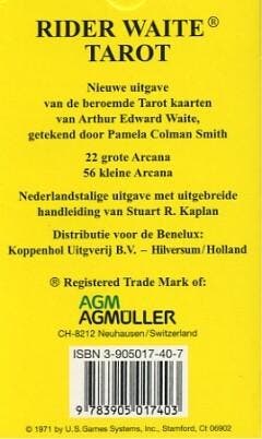 Rider Waite tarot kaarten Nederlandse editie 9783905017403, Boeken, Verzenden, Gelezen, A.E. Waite