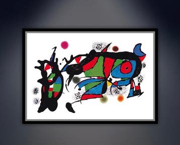 Joan Miro (1893-1983) - “Obra de Joan Miro, JM-539“. - 100 x