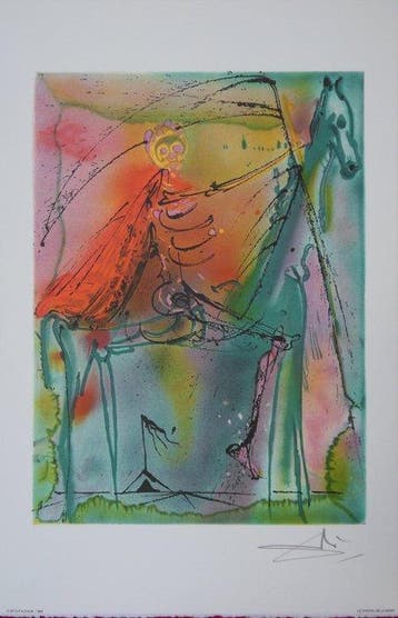 Salvador Dali (1904-1989) - Le cheval de la mort