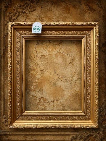 Lijst - 236. Antieke goud vergulde schilderijlijst. Voor