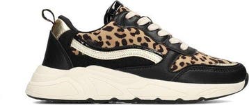 Posh by Poelman - mt 40 - CHARLIE Dames Sneakers - Zwart met, Verzenden, Nieuw