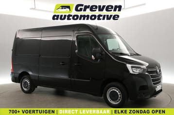 Renault Master 2.3 dCi L2H2  Airco  Cruise  Carplay  3 Zits, Auto's, Bestelauto's, Renault, Zwart, Nieuw, Te koop
