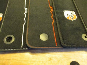 nieuwe velours mattenset voor Fiat 500 of cabrio, extra dik, Verzenden, Nieuw, Fiat