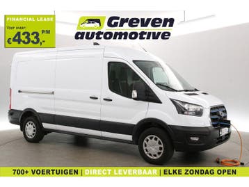 Ford E-Transit L3H2 68 kWh | Snelladen | Clima | Cruise, Automaat, Wit, Elektrisch, Nieuw