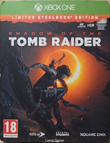 Shadow of the Tomb Raider steelbook edition (xbox one, Spelcomputers en Games, Games | Xbox One, Ophalen of Verzenden, Zo goed als nieuw