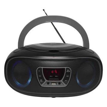 Cd-speler | Denver | FM (Bluetooth, Led, USB, AUX, Grijs), Verzenden, Nieuw
