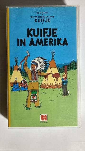 DE AVONTUREN VAN KUIFJE KUIFJE IN AMERIKA (VHS), Cd's en Dvd's, Verzenden, Gebruikt