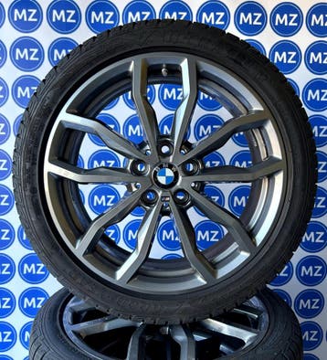 BMW 1  2 Serie F40 F44 | 711M 18 Inch Velgen + Winterbanden, Auto-onderdelen, Banden en Velgen, 18 inch, Gebruikt, Banden en Velgen