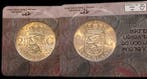 Nederland. 2 1/2 Gulden 1960/1966, 2 x coincards, de laatste, Postzegels en Munten, Munten | Nederland