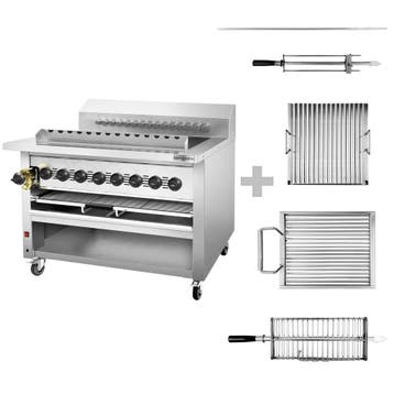 GGM Gastro | Gasgrill - 36,2kW - 1,12x0,79m - RVS - voor 15, Verzenden