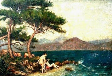 Léon Printemps (1871-1945) - Bagnanti allIsola di San