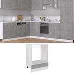 vidaXL Ovenkast Lyon 60x46x81,5 cm bewerkt hout betongrijs, Verzenden, Nieuw, Grijs