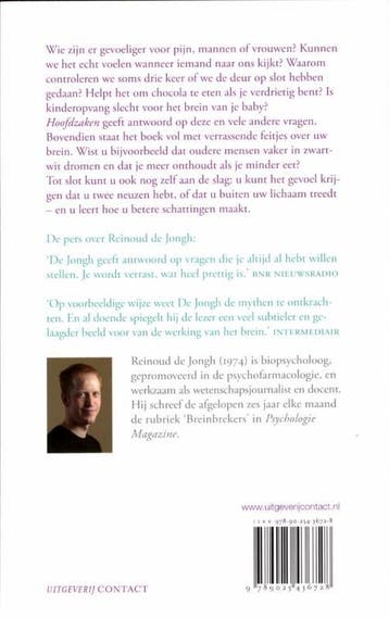 Hoofdzaken 9789025436728 Reinoud de Jongh, Verzenden, Gelezen, Reinoud de Jongh