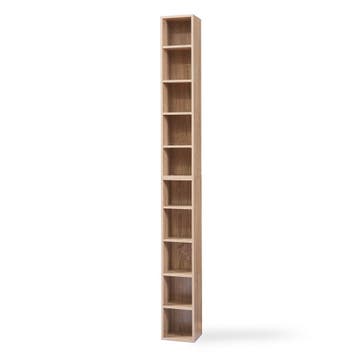 CD rek Tynset met 10 open vakken 187x20x17 cm sonome eiken [, Verzenden, Nieuw