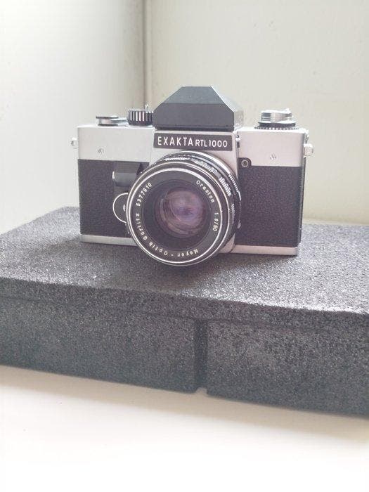 Exakta RTL 1000 + Meyer-Optik Görlitz Oreston 1,8/50mm |, Audio, Tv en Foto, Fotocamera's Analoog