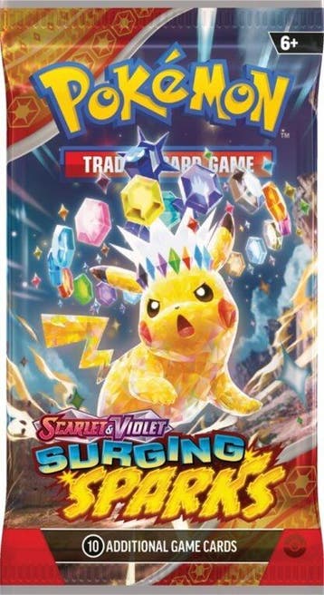 Pokémon Scarlet & Violet Surging Sparks Booster, Ophalen of Verzenden, Nieuw