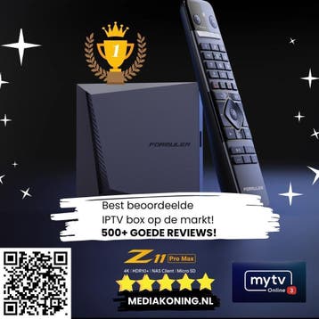 Formuler Z11 Pro Max beste IPTV box op de markt! nummer 1, Ophalen of Verzenden, Nieuw, Minder dan 500 GB