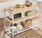 Keukeneiland met 3 Lagen en 120 cm Werkblad &amp; Opberg, Huis en Inrichting, Keuken | Keukenelementen, Verzenden, Nieuw
