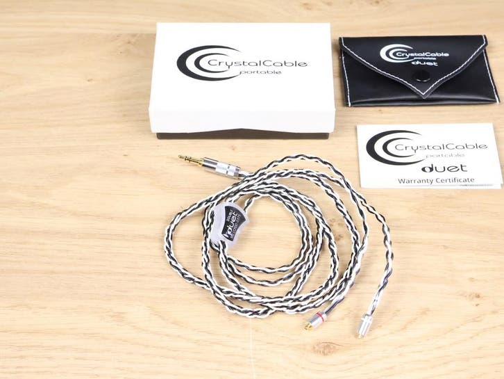 Crystal Cable Portable Double Duet headphone cable - 3.5mm T, Audio, Tv en Foto, Audiokabels en Televisiekabels, Overige kabels