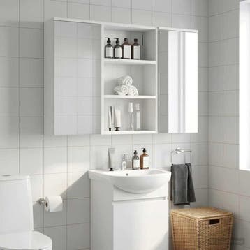 Badkamerkast Wit 40x62cm | Retourdeal 51% Korting, Huis en Inrichting, (Half)hoge kast, Minder dan 50 cm, Ophalen of Verzenden