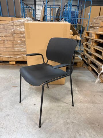 Stoel, Ophalen, Gebruikt, Zwart, Kunststof