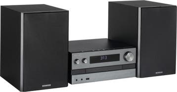 Kenwood M-918DAB - Micro DAB+ HiFi-systeem - Antraciet, Verzenden, Nieuw