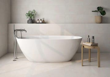 Vloertegel/Wandtegel Piet Boon Concrete Etna Beige Mat 90x90, 60 cm of meer, Nieuw, Ophalen of Verzenden, 10 m² of meer