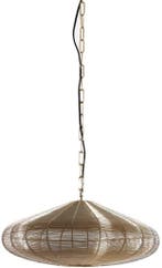 2dekans | Light & Living Hanglamp Bahoto – Luxe Gouden, Ophalen of Verzenden, Zo goed als nieuw