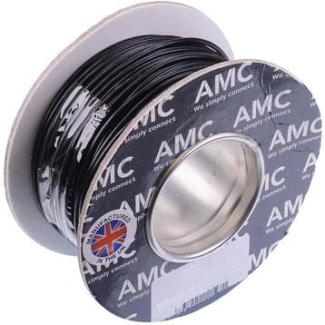 AMC Platte PVC kabel 30 meter - ZWART - 2 x 2,50 mm² met, Ophalen of Verzenden, Nieuw