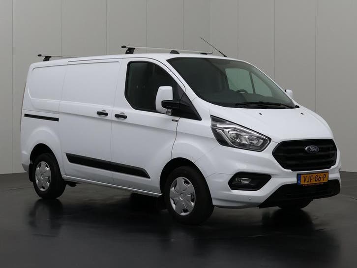 Ford Transit Custom 2.0TDCI Trekhaak | Dakdragers, Auto's, Bestelauto's, Dealer onderhouden, Lease, Handgeschakeld, Wit, Financial lease