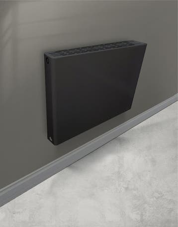Vlakke Radiatorombouw - Mat Zwart + Radiator ECO 4 T22 500x8, Doe-het-zelf en Verbouw, Verwarming en Radiatoren, Ophalen of Verzenden