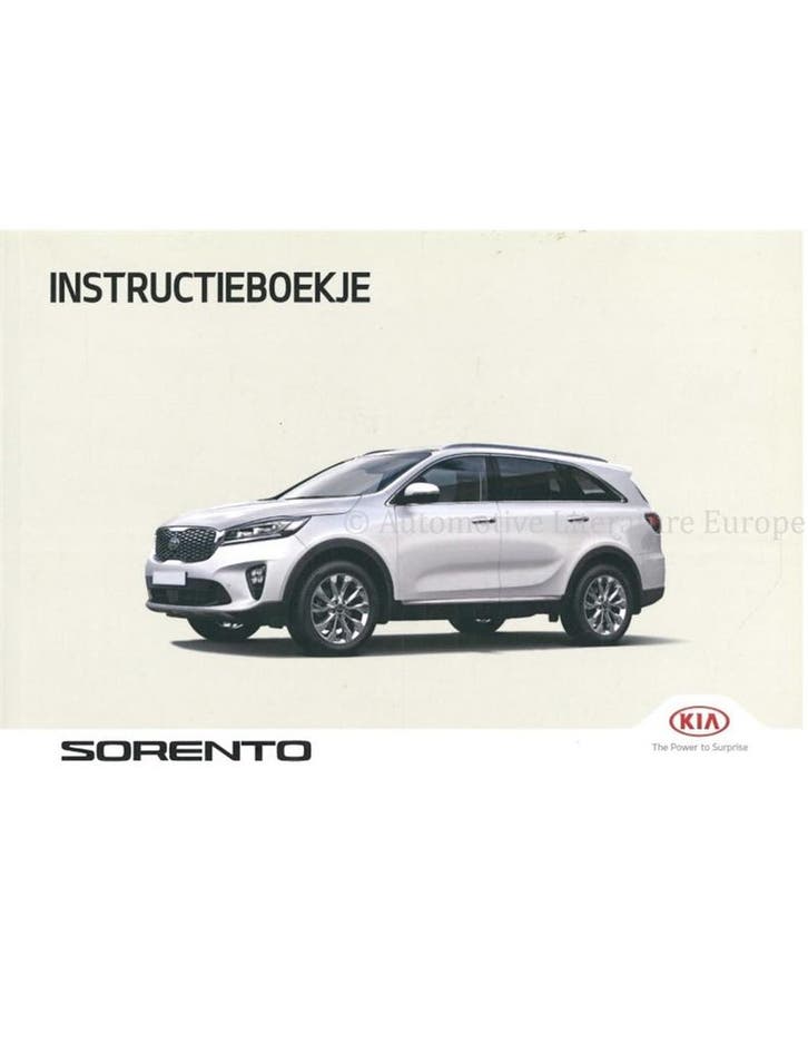2017 KIA SORENTO INSTRUCTIEBOEKJE NEDERLANDS, Auto diversen, Handleidingen en Instructieboekjes