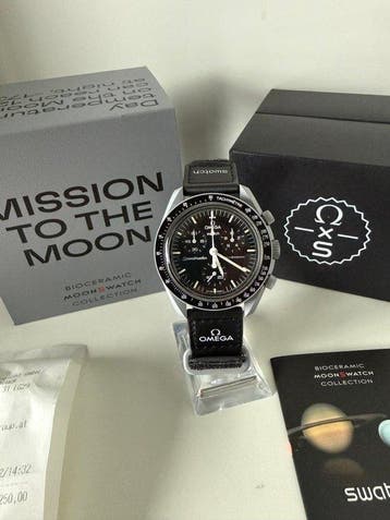 Omega x Swatch - Mission to the Moon, MoonSwatch - Zonder, Nieuw