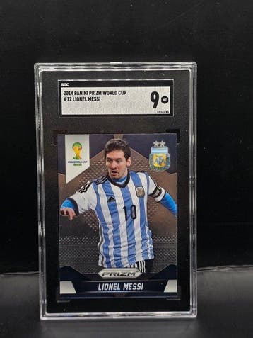 2014 Panini Prizm World Cup Lionel Messi - SGC 9 - 1 Graded, Nieuw
