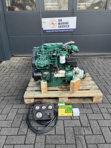 Volvo Penta MD22 50pk scheepsmotor met keerkoppeling en das, Watersport en Boten, Buiten- en Binnenboordmotoren, Ophalen of Verzenden