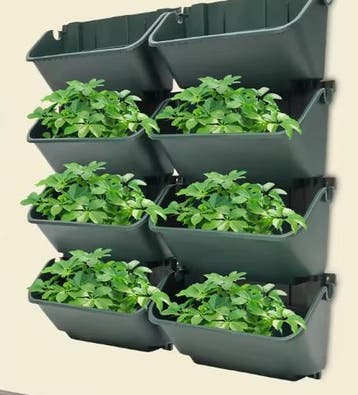 8-delige verticale tuin bloempot/plantenbak muur terras, Tuin en Terras, Verzenden, Nieuw