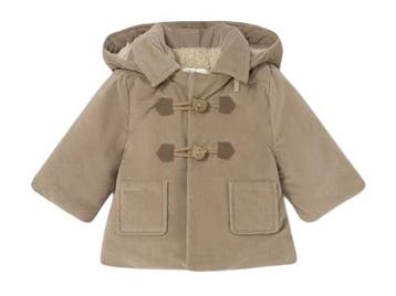 Mayoral baby Corduroy trench coat beige - 62 (2-4 maanden), Ophalen of Verzenden, Nieuw