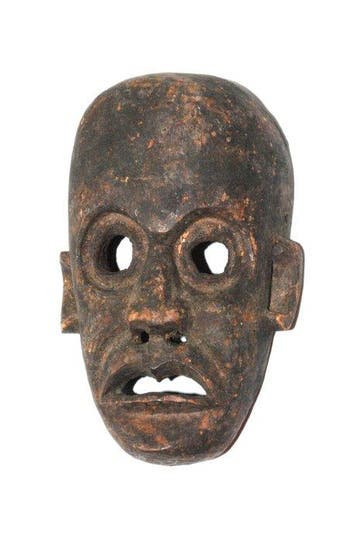 Oude!!! Masker sjamaan vermoedelijk Gurung, 23 cm, zeer, Antiek en Kunst