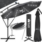 Zweefparasol - Tuinparasol - Parasol 300 cm - Met voet - Met, Verzenden, Zo goed als nieuw