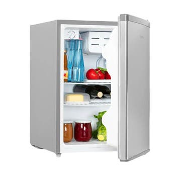 Koelkast Mini Koelkast Tafelmodel Grijs Compact 65L Keuken, Zonder vriesvak, Refurbished, Ophalen of Verzenden, Minder dan 75 liter