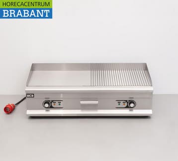 HCB RVS Bakplaat Grillplaat 1/2 Geribbelde bakplaat 100 cm, Ophalen of Verzenden, Nieuw in verpakking