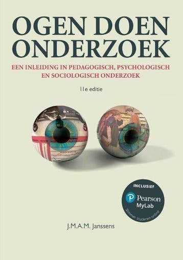 9789043036825 Ogen doen onderzoek | Tweedehands, Verzenden, Zo goed als nieuw, J.M.A.M. Janssens