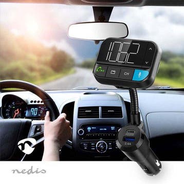 FM Transmitter - Bluetooth - Bluetooth Adapter Autoradio - Z, Verzenden, Zo goed als nieuw